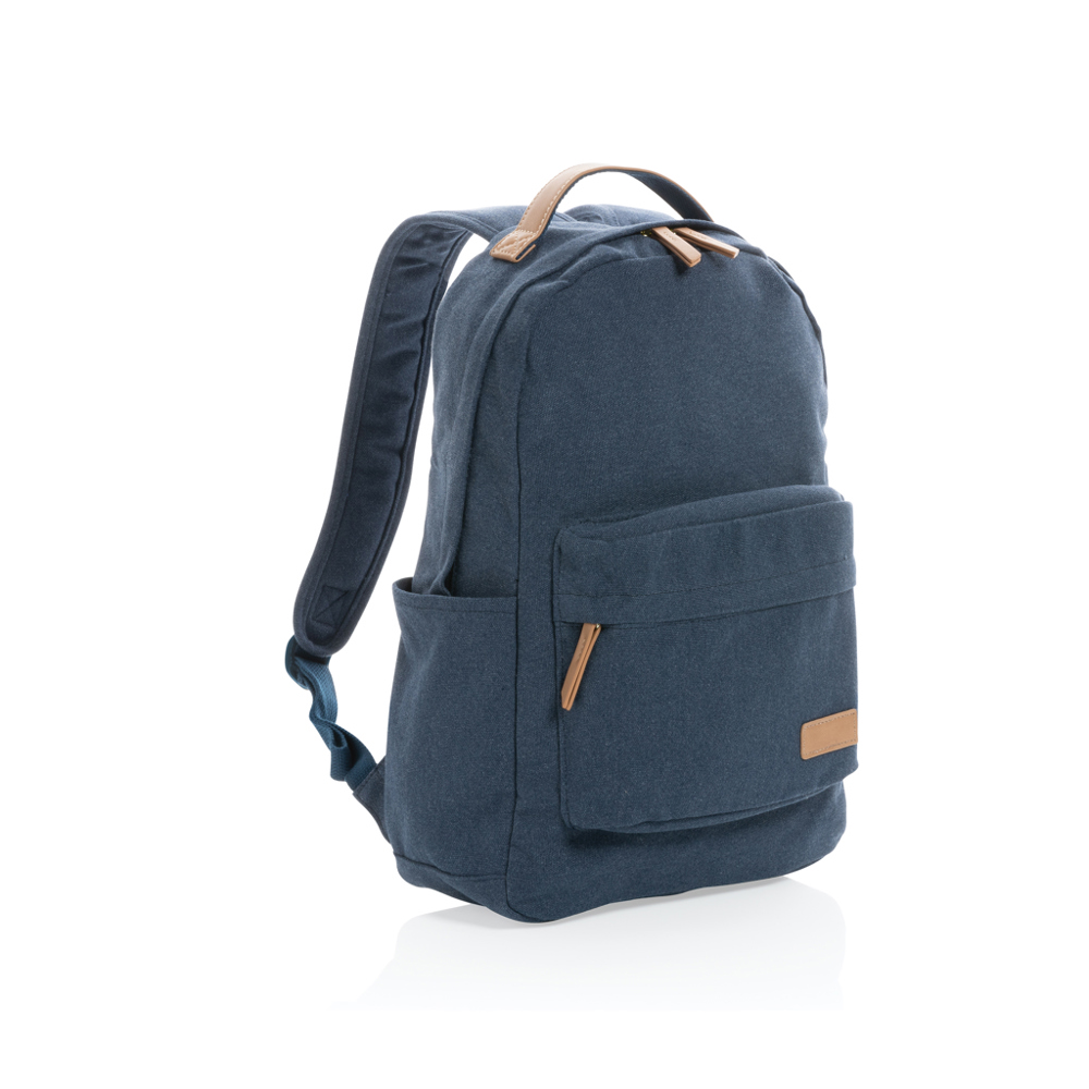 Impact AWARE™ 16 oz. recycled canvas laptop rugzak