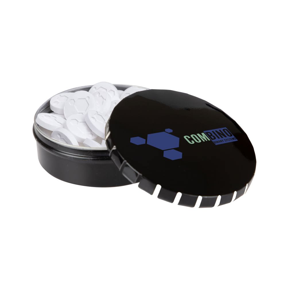 Clic-clac blikje met logo mints
