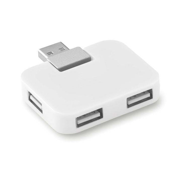 SQUARE - USB Hub, 4 poorten