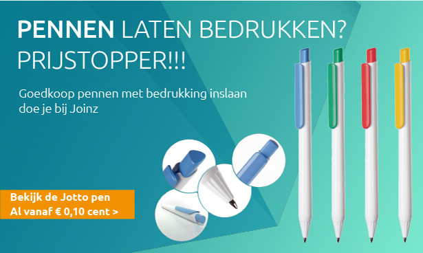 pennen laten bedrukken of graveren met uw naam, logo of website banner