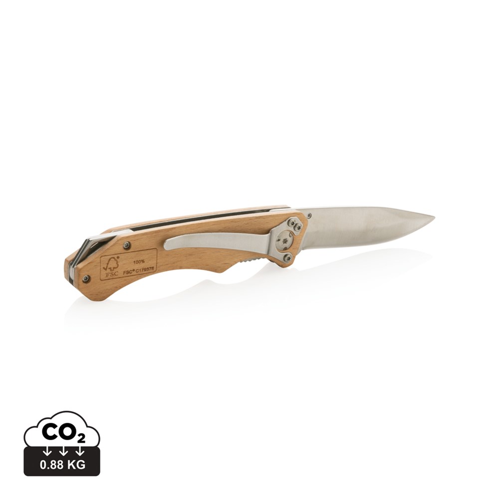Houten outdoor mes