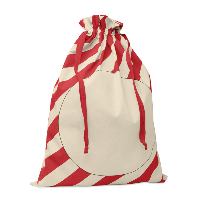 LAUKKU - Grote katoenen tas kerstmotief