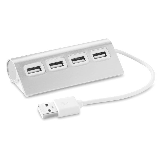 ALUHUB - USB hub 4 poorten