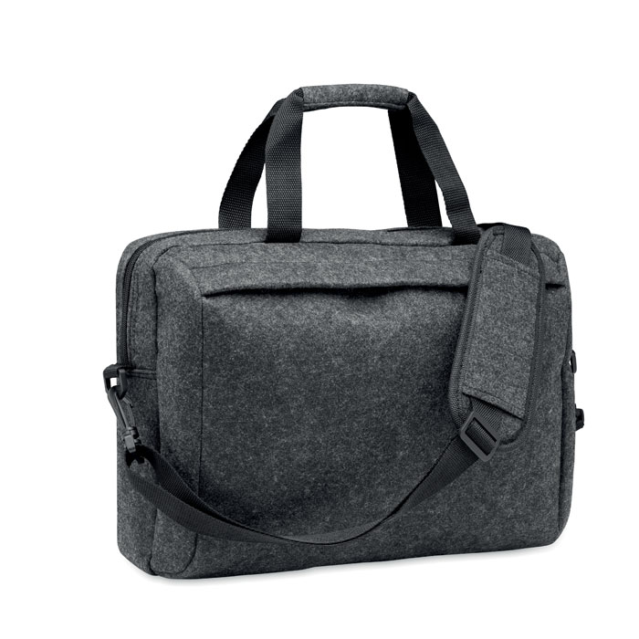 PLANA - 15 inch RPET vilten laptoptas