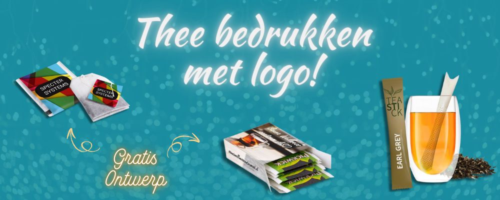 Thee bedrukken met logo
