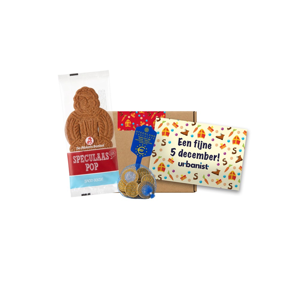 Sinterklaas brievenbusdoosje A6-4 | Speculaas & Goud