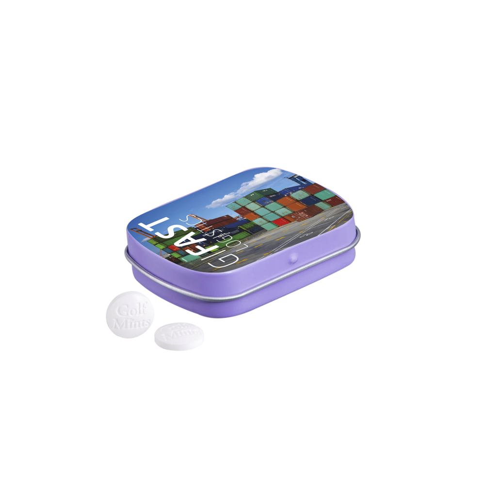 Scharnierblikje golf mints