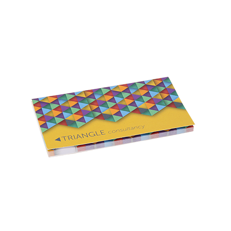 Sticky notes in omslag 2 in 1, 100 vel
