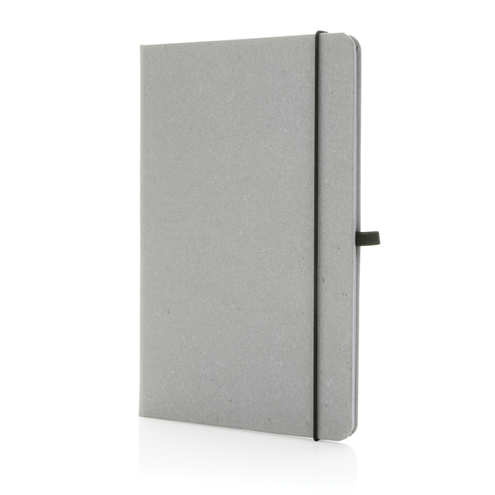 GRS Gerecycled lederen hardcover notitieboek A5