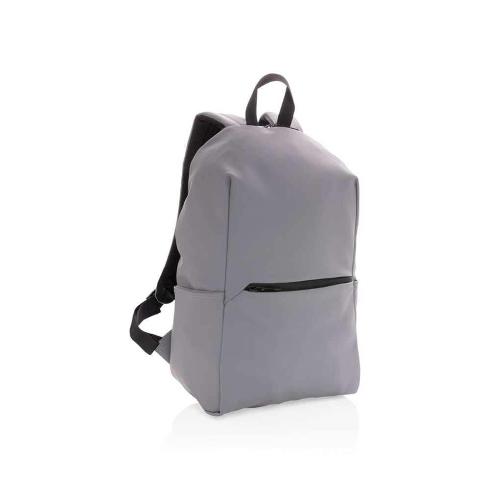 Smooth PU 15.6" laptop rugzak PVC-vrij