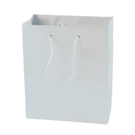 Matte papieren tas 160x190x80 mm