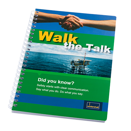 Softcover notebook Wire-O A5 80 vel,  papier aan 1 zijde bedrukt