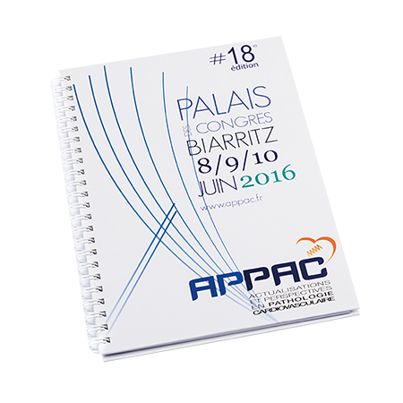 Hardcover notebook Wire-O A5 80 vel, papier beide zijden bedrukt