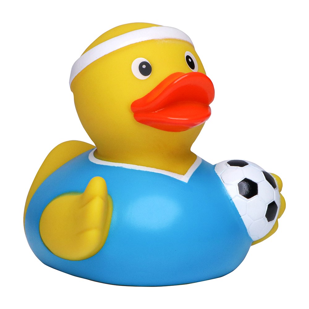 Piepende eend voetballer - veelkleurig