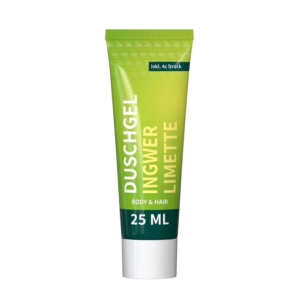 Douchegel Gember-Limoen, 25 ml Tube