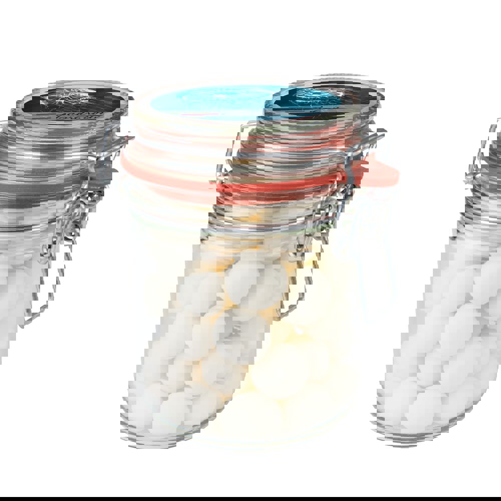 Weckpotje 0,4 liter, gevuld met snoep