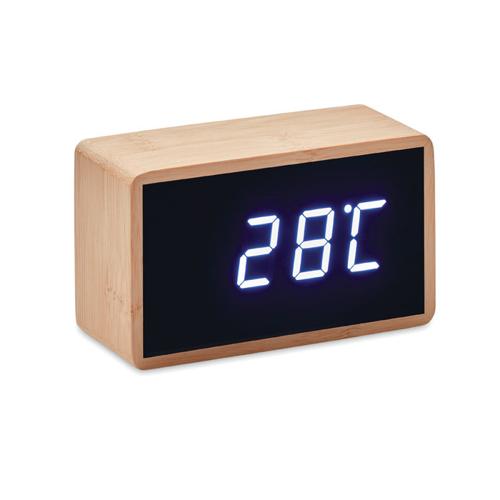 MIRI CLOCK - Bamboe klok met LED