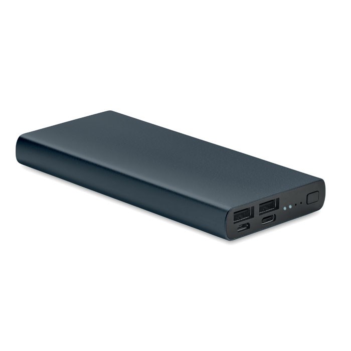 POWERFLAT 8 C - 10000 mAh powerbank Marineblauw