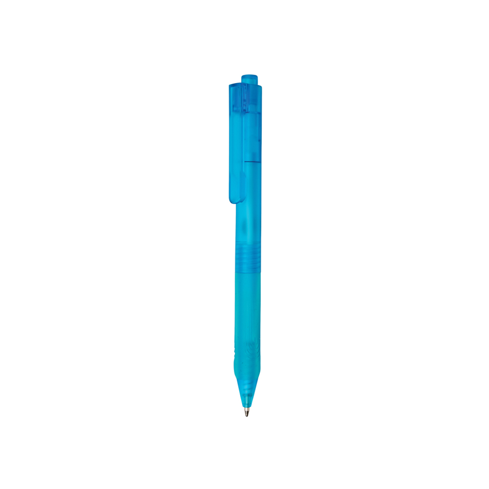 X9 frosted pen met siliconen grip