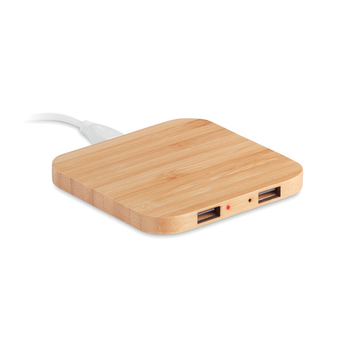 CUADRO - Bamboe draadloze oplader