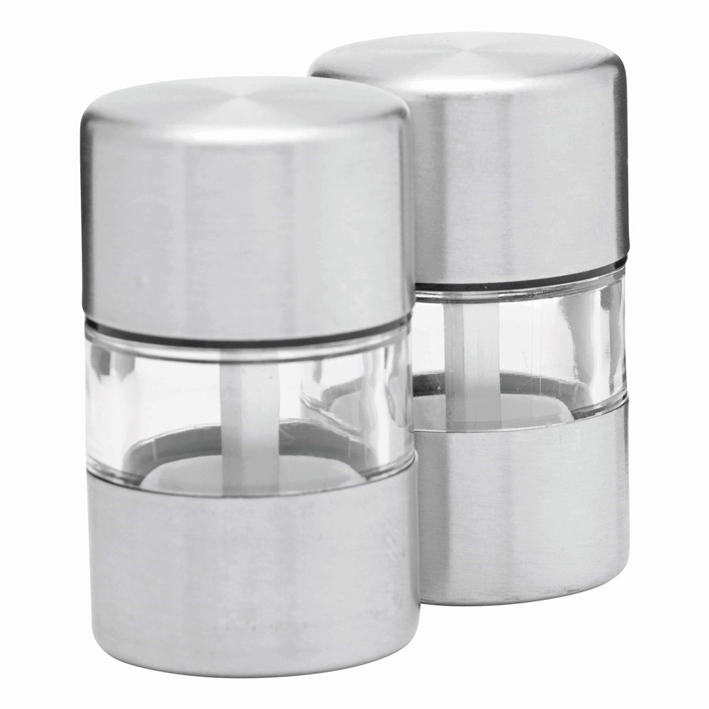 Roestvrijstalen peper- en zoutset SPICE FLAVOUR