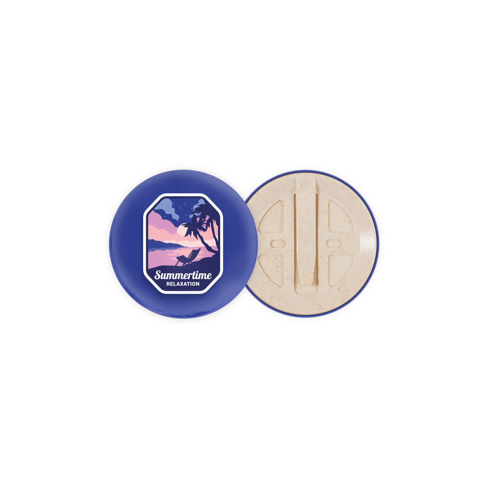 Bio-button 56mm met clip