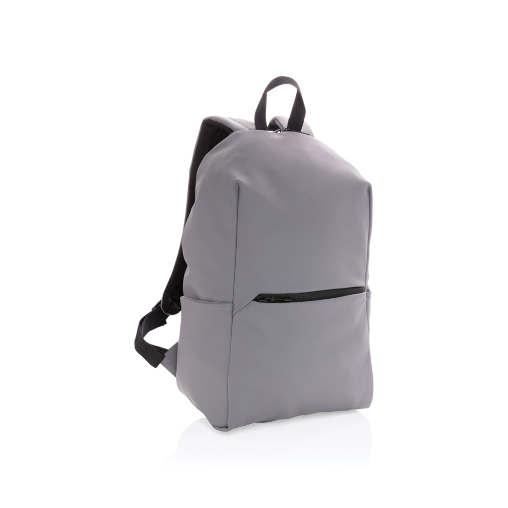 Smooth PU 15.6" laptop rugzak PVC-vrij
