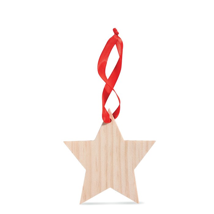 WOOSTAR - Stervormige houten hanger