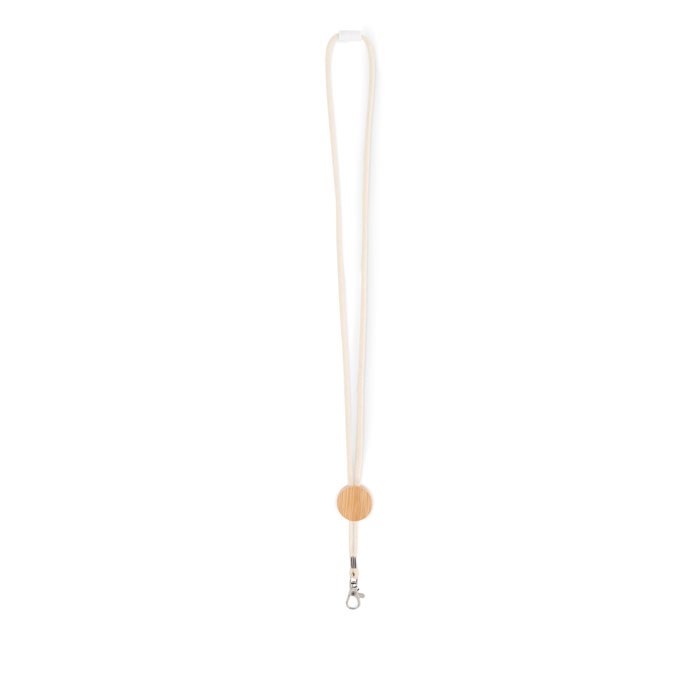 KARA - Katoenen lanyard metalen haak
