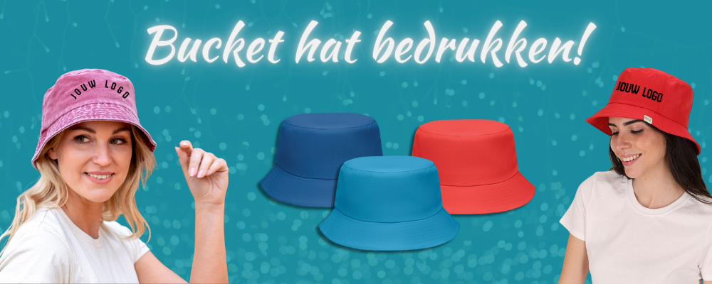 bucket hat bedrukken
