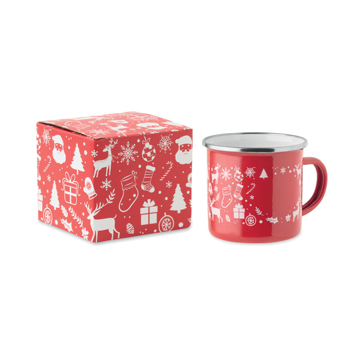 SEASOMEL - Kerst emaille mok 300ml