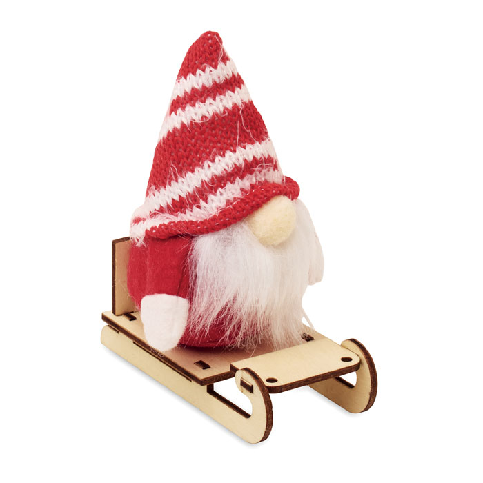 FROSTY SLEIGH - Kabouter op houten slee