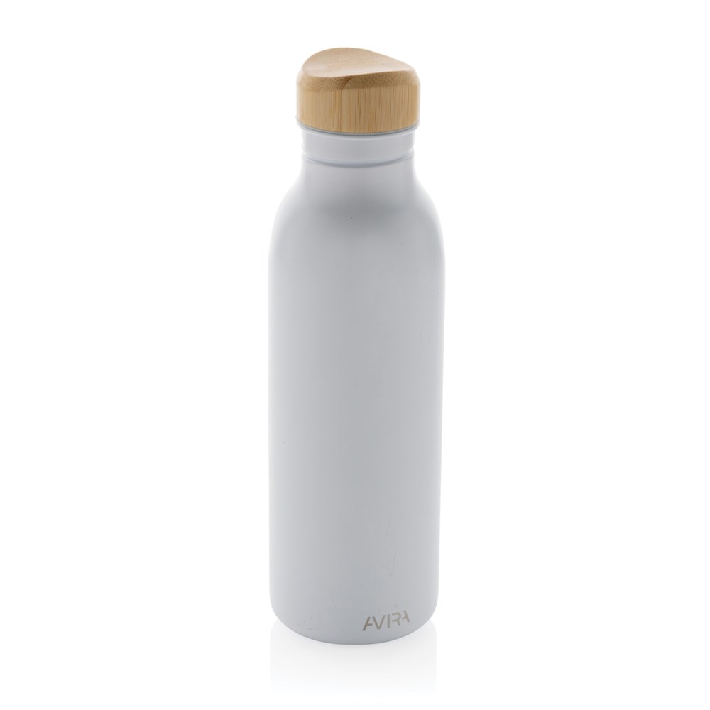 Avira Alcor RCS gerecycled RVS enkelwandige waterfles 600ML