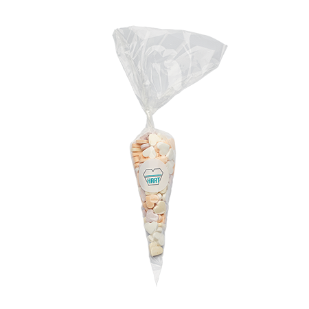 Puntzak met divers Europees snoep