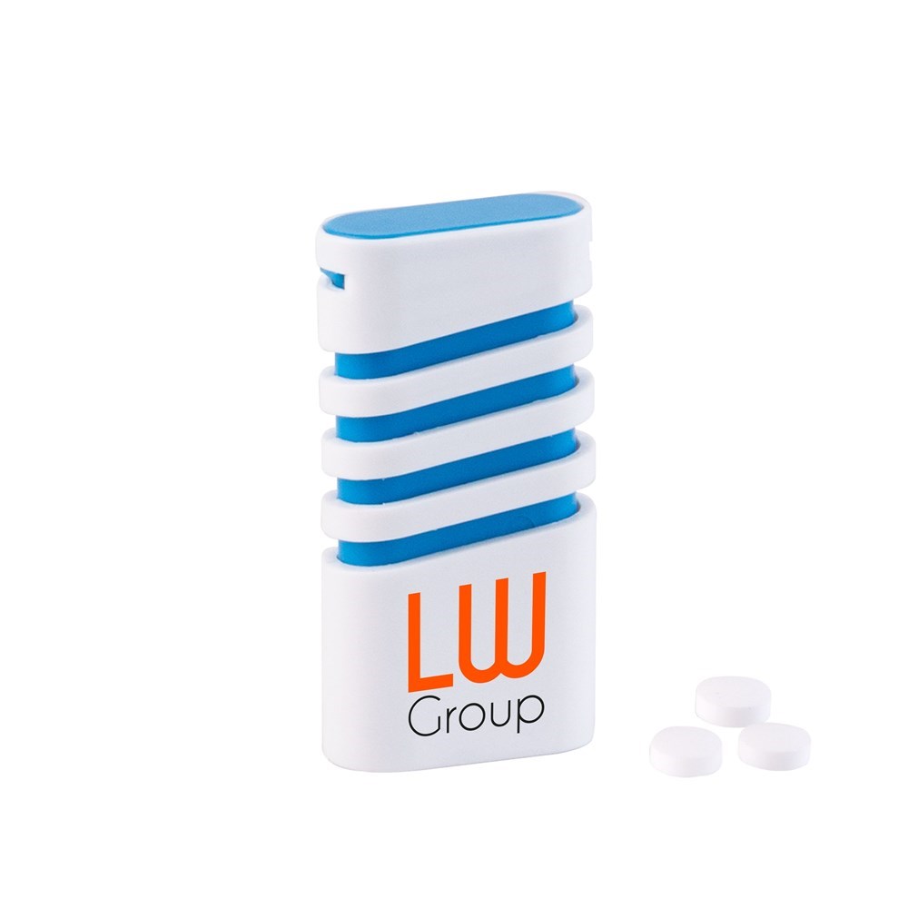 Spring dispenser met mini mints