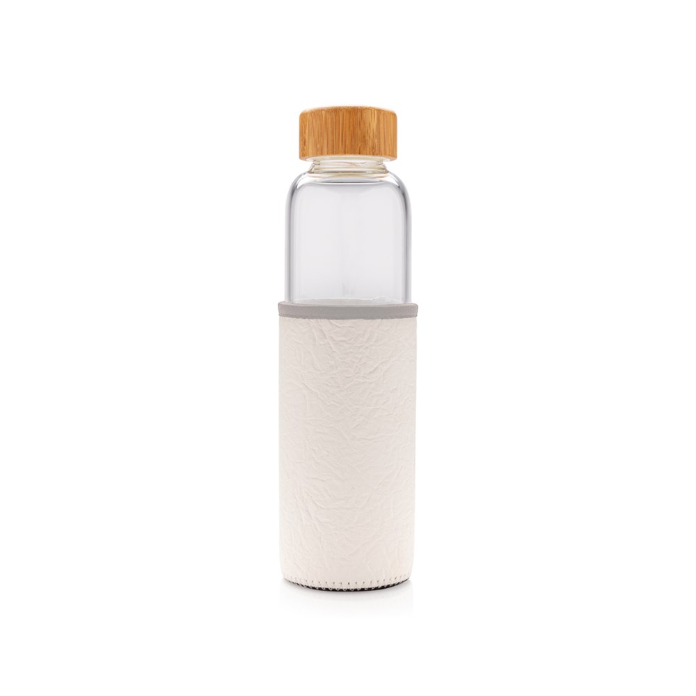 Borosilicaatglas fles met PU sleeve