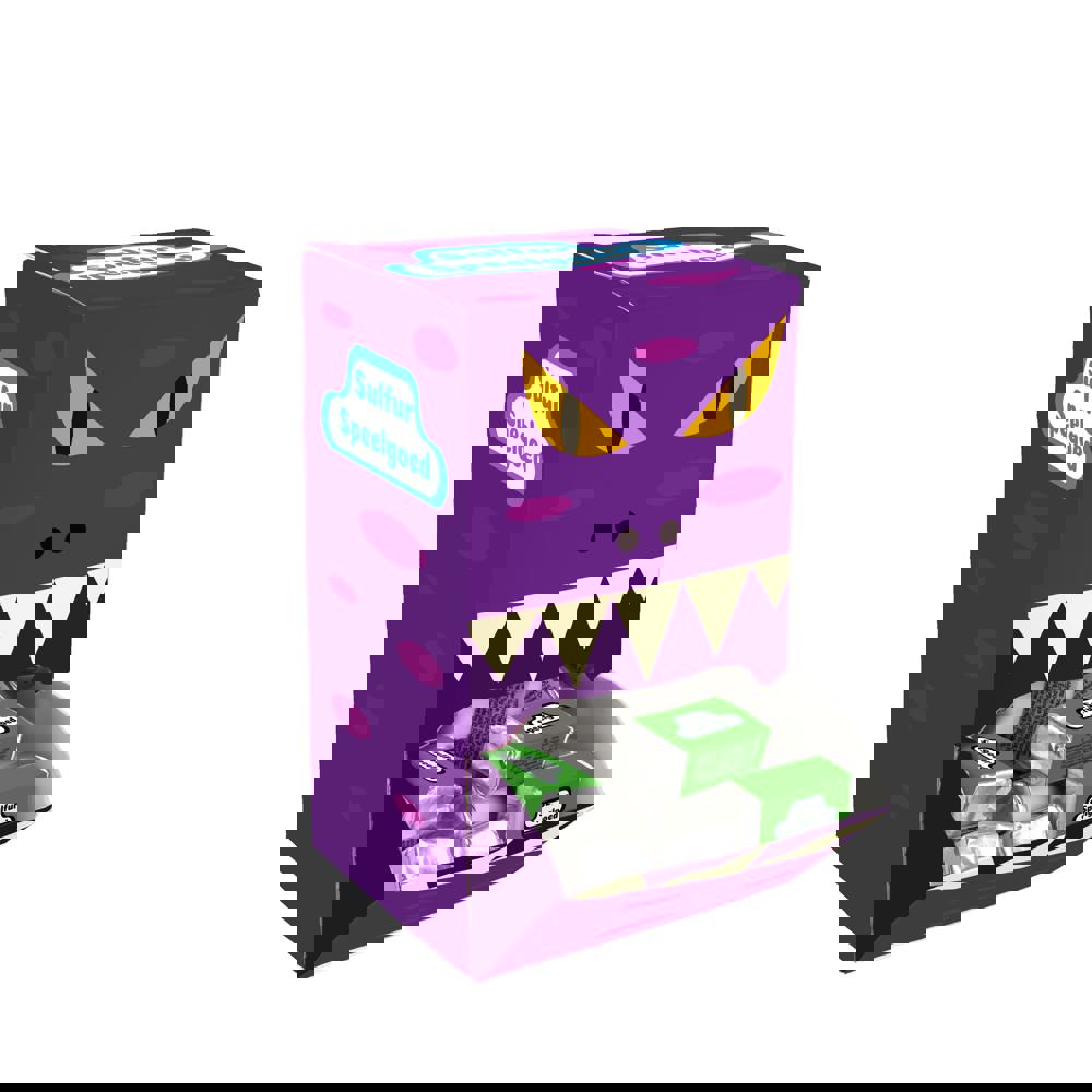 Display box met blokjes pepermunt