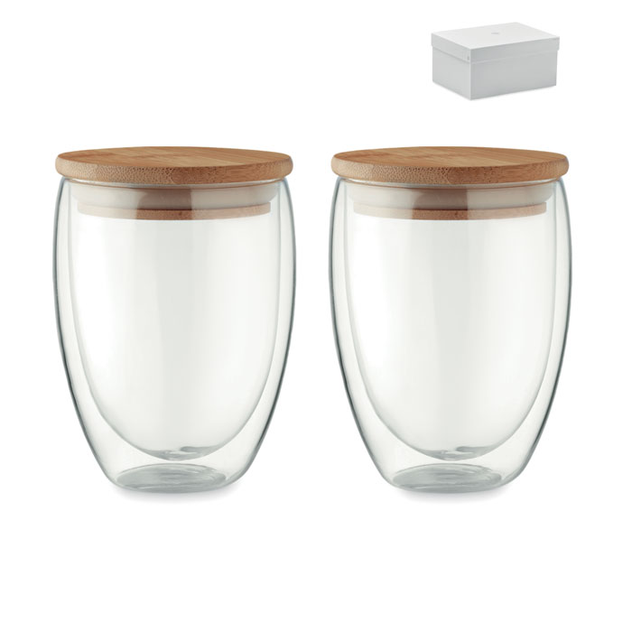 TIRANA SET - Set van 2 glazen 350 ml
