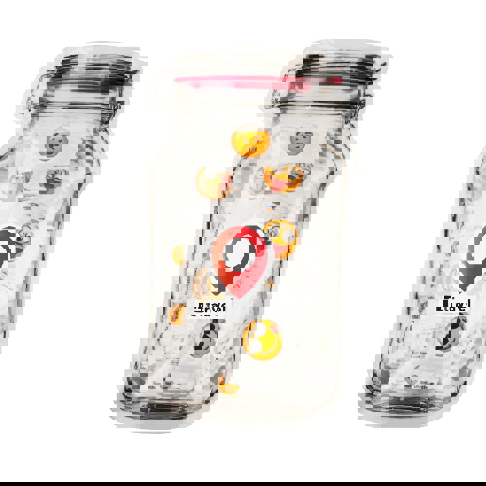 Mailing "weckpot" midi gevuld met snoep