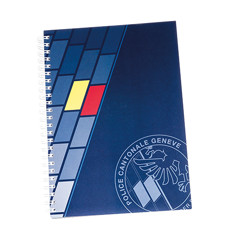 Softcover notebook Wire-O A5 50 vel, papier aan 1 zijde bedrukt