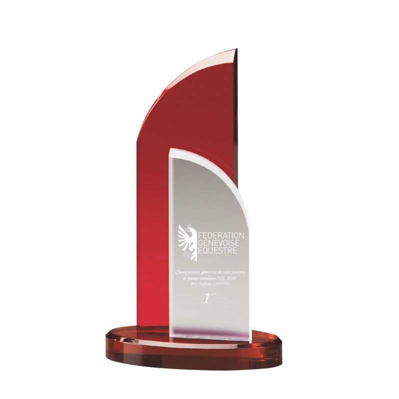 Moderne award van plexiglas| Fire wing