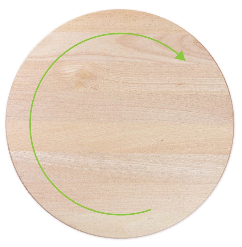 Beuken ronddraaiplank 30 cm