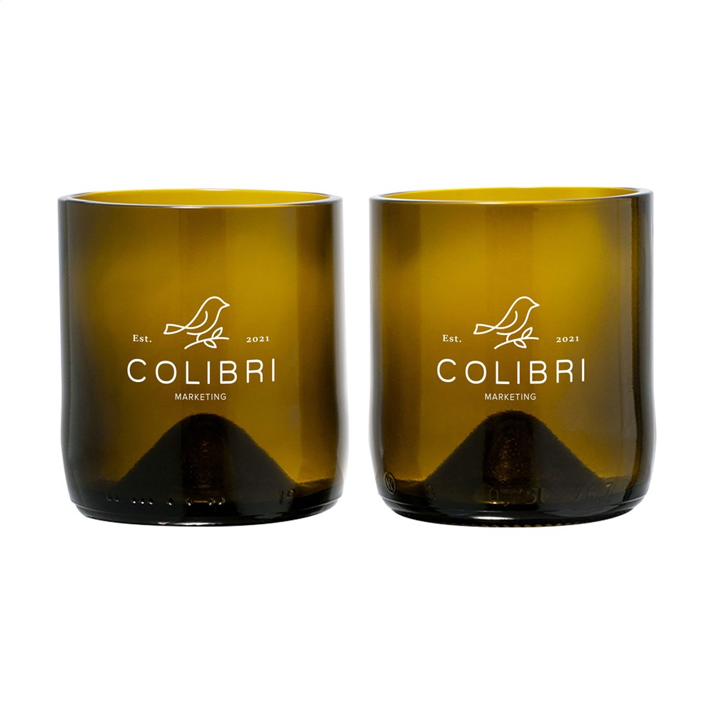 Rebottled® Short Tumbler 2-pack set glazen