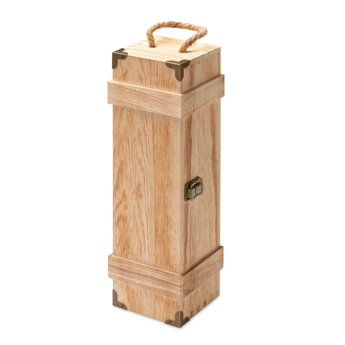 VINBOX + - Wijncadeaukist paulowniahout