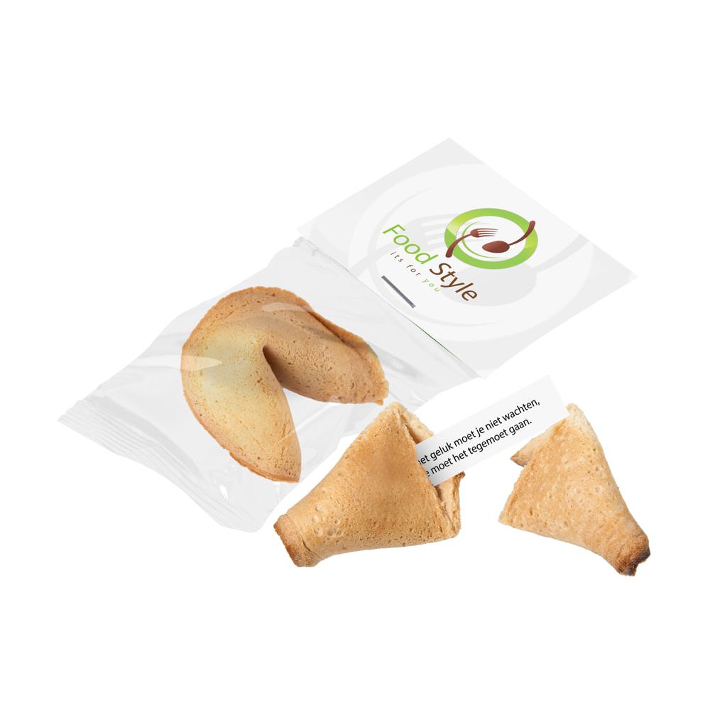 Gelukskoekje met een kopkaartje