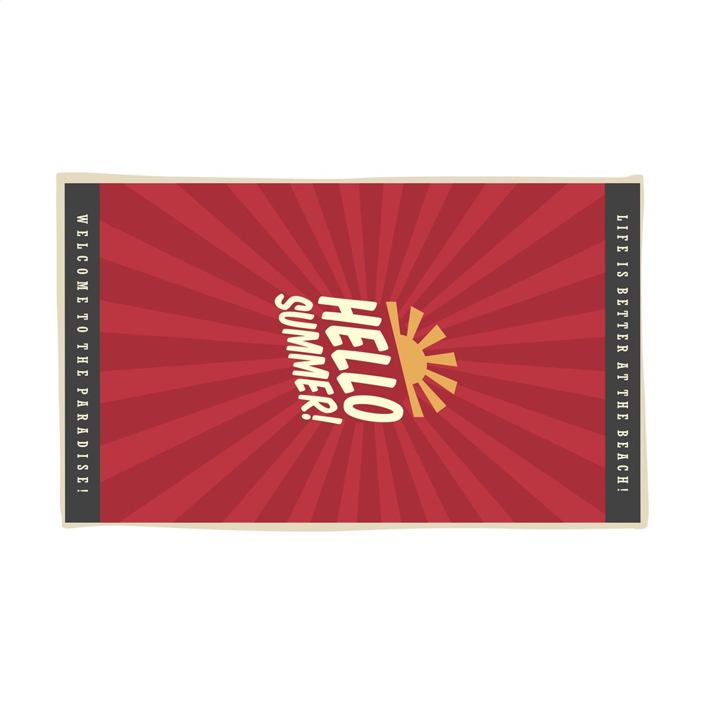Strandhanddoek  bedrukken met logo