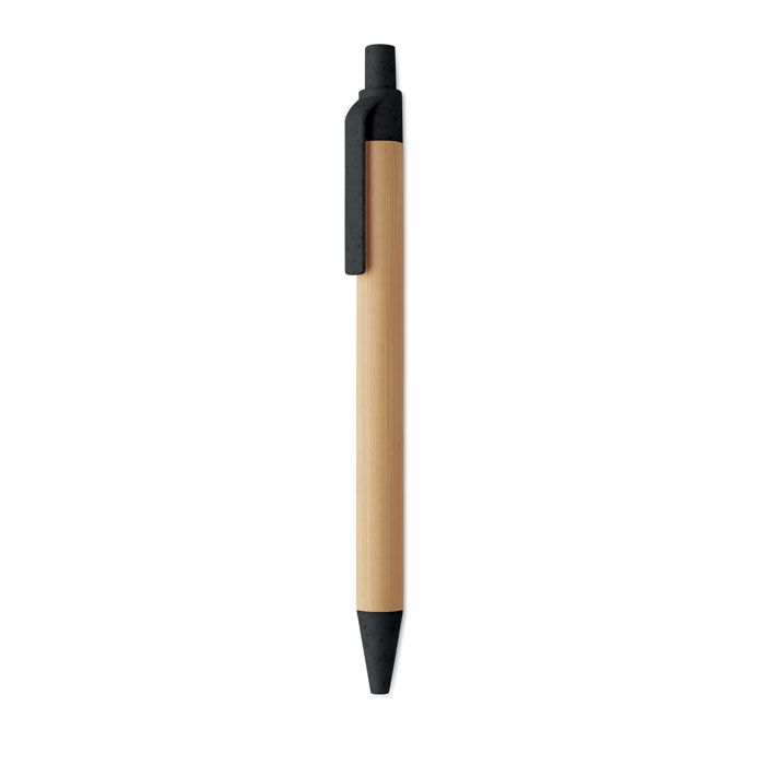 ITEA COLOUR - Bamboe balpen met drukknop