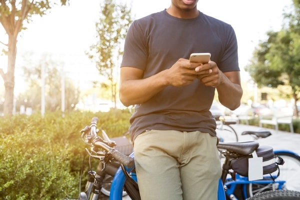 Telefoonhouder fiets bedrukken met logo