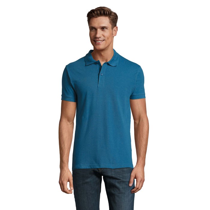 PERFECT MEN - PERFECT HEREN Polo 180g 3XL Leisteenblauw