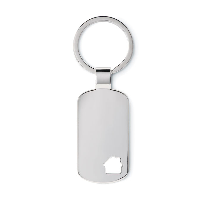 HOUSE KEY - Metalen sleutelhanger, huisje